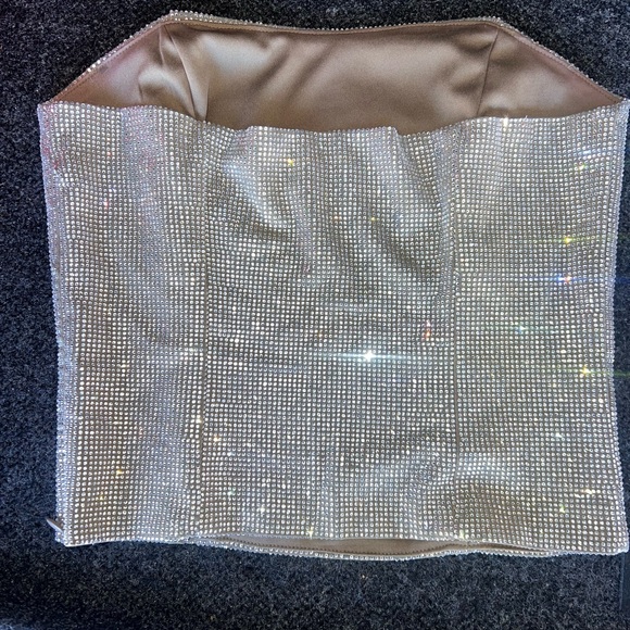 Rhinestone Corset Top - Picture 3 of 7